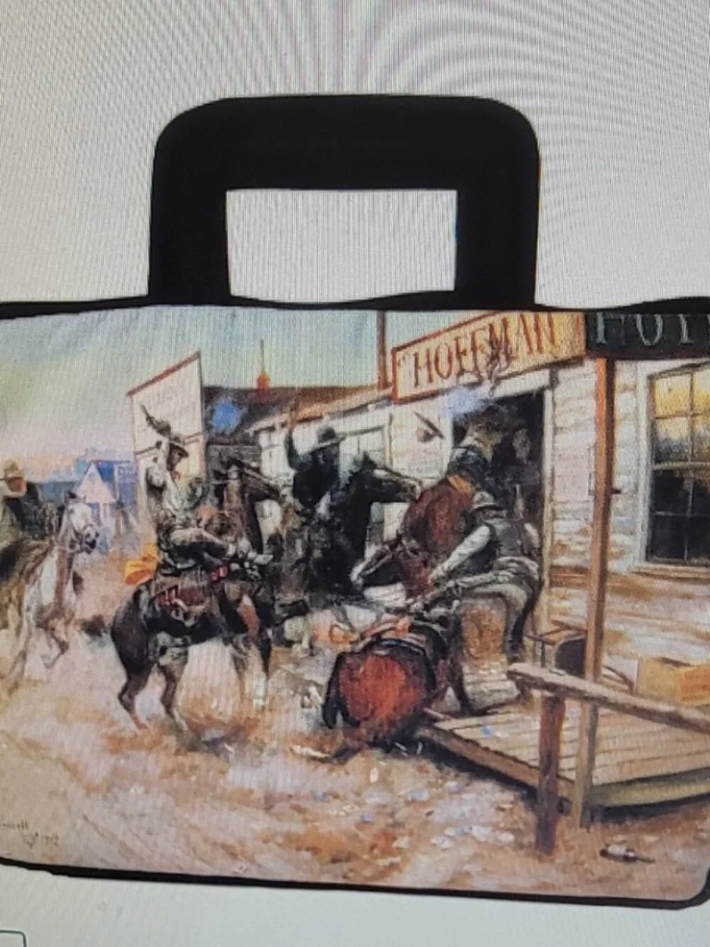 Western/Cowboy Small Laptop Bag
